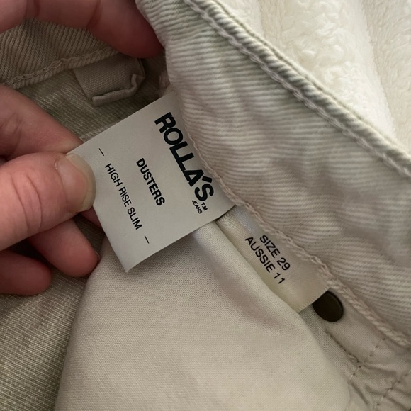 ROLLA’S Tie-Dye Dusters High-Rise Slim Jean Shorts - Picture 5 of 8